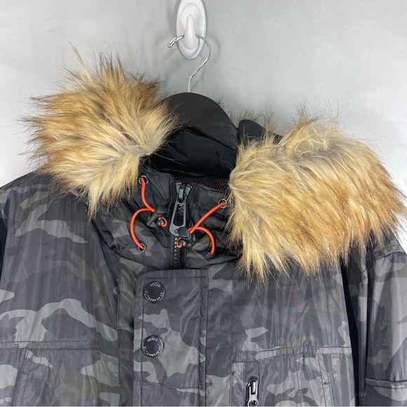 NOIZE Regular Fit Hooded Bomber Jacket Men Size Large - Picture 8 of 16